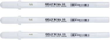 Sakura basic set 3 gelpennen zuiver wit medium