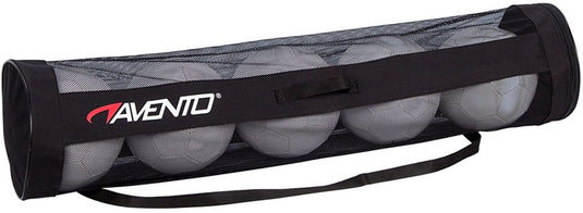Avento ballentas - voor 5 ballen - zwart - lengte ca. 108 cm - ø 24 cm