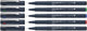 Schneider schrijfwaren schneider fineliner - pictus - assorti kleuren - 5 stuks - s-197595