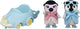 Sylvanian families 5695 pinguïn baby's speelset - 2 fluweelzachte baby speelfiguren-