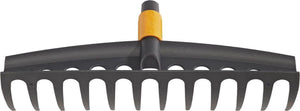 Fiskars quikfit hark - grashark opzetstuk - tuingereedschap - gehard staal
