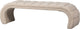 Woood traffic bankje - stof - naturel - 47x163x51