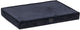 Designed by lotte benchkussen ribbed - hondenkussen - orthopedisch - ribbed stof - antraciet - 76x53x8 cm