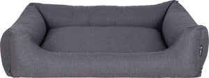District 70 classic box bed - hondenmand - charcoal grey - l - 100 x 70 cm