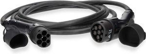 Nedis laadkabel voor elektrische auto – 22 kw 32a – 3-fase – 5 m – type 2 – zwart