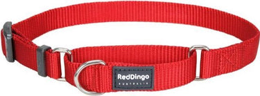 Red dingo hondenhalsband semi choke rood (26-40 cm) (1,5 x 24-36 cm)