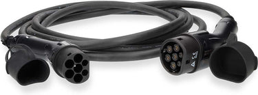 Nedis laadkabel voor elektrische auto – 22 kw 32a – 3-fase – 5 m – type 2 – zwart