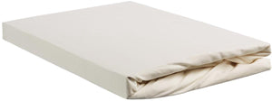 Ambiante - katoen - topper hoeslaken - 200x200 cm - gebroken wit