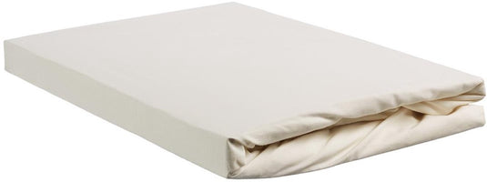 Ambiante katoen - hoeslaken - 200x200 - gebroken wit