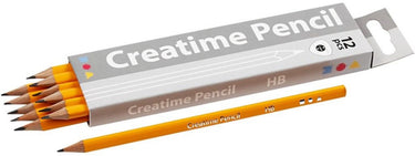 Creativ company https: www.cchobby.nl schoolpotloden-l-17-5-cm-hb-dikte-7-mm-vulling-2-mm-12-stuk-1-doos