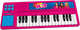 K3 speelgoedinstrument - piano met drumpad - met fragmenten van 5 liedjes - roze - inclusief batterijen