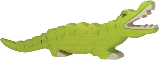 Goki holztiger houten krokodil