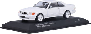 Geen automerk mercedes-benz 560 sec amg 'wide body' solido modelauto 1:43 1990 s4310904 schaalmodel