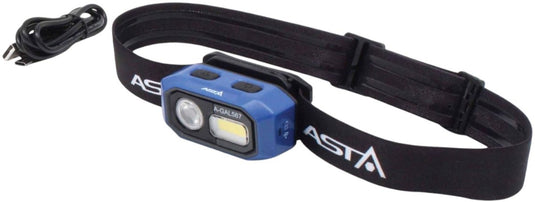 Asta satra oplaadbare hoofdlamp 480 lumen - ledlamp - koplamp - bouwlamp - asta