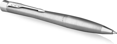 Parker urban twist balpen | metro metallic | medium penpunt met blauwe inkt | in ophangbare geschenkverpakking