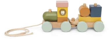 Trixie houten mini dierentrein â€“ 18m+ â€“ fsc hout - leuk als verjaardagscadeau