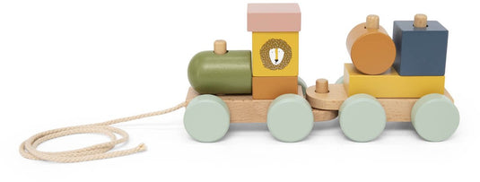 Trixie houten mini dierentrein â€“ 18m+ â€“ fsc hout - leuk als verjaardagscadeau