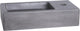 Differnz ravo fontein - wasbak beton - donkergrijs - 38.5 x 18.5 x 9 cm