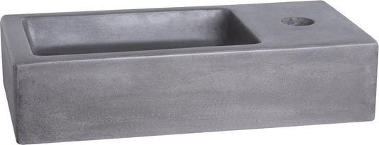 Differnz ravo fontein - wasbak beton - donkergrijs - 38.5 x 18.5 x 9 cm