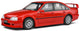 Solido opel omega 3000 24v '90, rood schaal 1:18