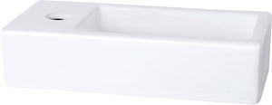 Differnz helios fontein - links - 37.5 x 18.5 x 9 cm - keramiek - wit