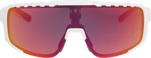 Agu bold 2.0 fietsbril wit rood lens