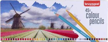 Bruynzeel kleurrijk 45 kleurpotloden