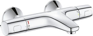Grohe precision trend thermostatische badkraan - 15cm - waterbesparend - met omstelling - chroom