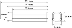 Philips led philips corepro led plc 8.9w g24d-3 4000k lamp - e3zvd