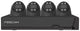 Foscam fn9108e-t4-2t kit beveiligingscamera set - 4 camera's - poe - 2tb geheugen - nachtzicht 20m - 5mp - zwart