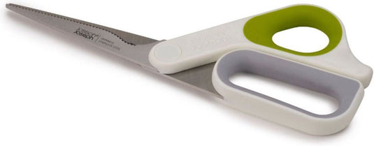 Joseph joseph powergrip keukenschaar, groen wit -