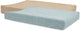 Jollein aankleedkussenhoes badstof 50x70cm - zachte hoes baby aankleedkussen - sea green biscuit - 2 stuks
