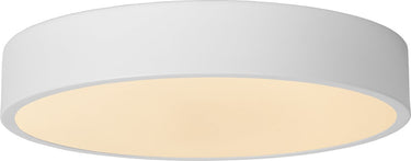 Lucide unar - plafonnière (plafondlamp) - ø 30 cm - led 3 stepdim - 1x18w 2700k - wit
