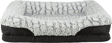 Trixie - vital hondenmand lino - hoekig - zwart grijs - 90x65 cm
