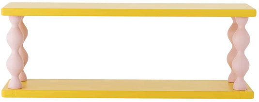 Bloomingville wandplank bibiola geel