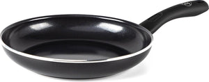 Greenchef diamond koekenpan 30cm - pfas-vrije antikleeflaag - koekenpan inductie - keramische koekenpan - ovenbestendig tot 160°c - koelgreep - zwart