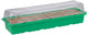 Kinzo kweekbak - kweekset met mini kas en transparante kap - propagator met 2x 8 zaaipotjes - kweekkas met diepe bak voor goede irrigatie - zaaibak ca. 54 x 17 x 13 cm