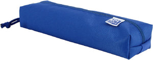 Oxford etui - blauw met elastiek - rechthoekig pennenetui 22cm - etui jongens - etui meisjes