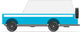 Candylab toys candycar world: mississipi mule blue (t278) 8,4x4,1x3cm, wooden diecast, magnetic, in giftbox, 3+