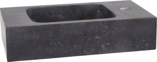 Differnz bombai fonteinbak 40x22x9cm natuursteen zwart