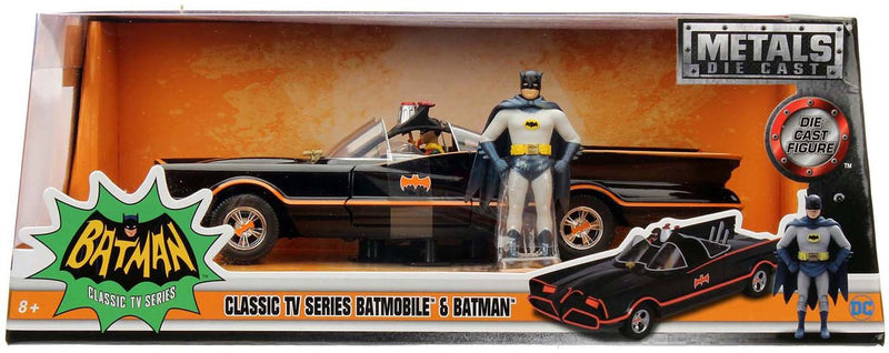 Chargez l'image dans la visionneuse de la galerie, Jada toys jada batman 1966 classic batmobile 1:24
