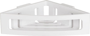Wenko turbo-loc bralia hoekrek wit mat 35x9cm - doucherek - douchemand - bevestigen zonder boren - zelfklevend