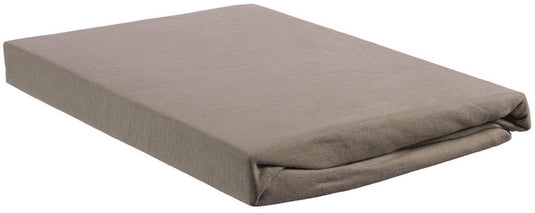 Beddinghouse - jersey - hoeslaken - 180x220 cm - taupe