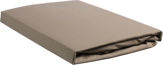 Beddinghouse - percale-katoen - split-topper - hoeslaken - 160x220 cm - taupe
