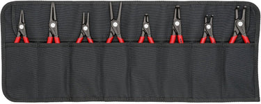 Knipex 00 19 58 v02 precisie-borgveertang set geschikt voor borgringen binnen- en buitenringen 12-25 mm, 19-60 mm 10-25