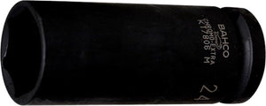 Bahco k7806m-24 lange krachtdop - 24mm - 1 2 (l=89mm)