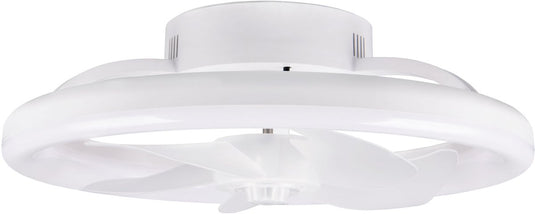 Rl live your light reality pajala - ventilator - wit mat - incl. 1x smd 22 w - afstandsbediening - geintegreerde dimmer - traploos instelbare lichtkleur - 3 snelheidsinstellingen - geheugenfunctie via de afstandsbediening - zomer- en wintermodus