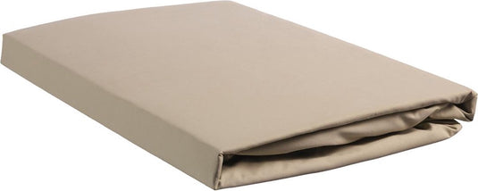 Beddinghouse percale katoen - hoeslaken - 180x200 - zand