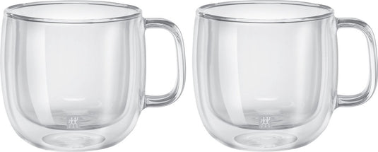 Zwilling sorrento dubbelwandig cappuccino glas 450 ml met oor set 2 39500-113