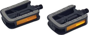 Dresco fietspedalen - anti-slip - zwart